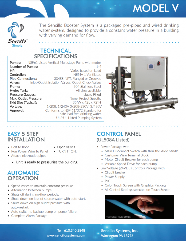 sencillo-v | Sencillo Systems